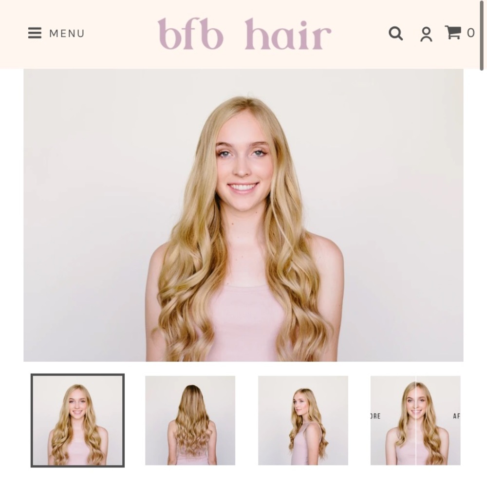 Barefoot Blonde BFB Classic 21” Butterscotch hair